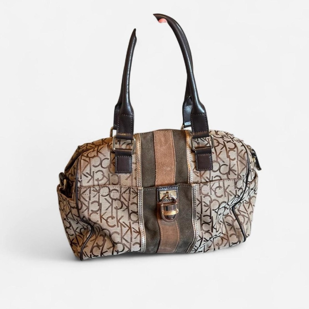 Calvin Klein Monogram Brown vintage Handbag